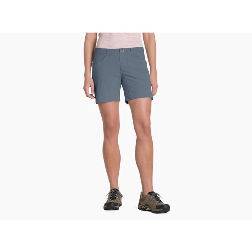Kuhl Womens Splash 5.5” Shorts Size 8 Hiking Outdoors Zip Cargo Eucalyptus EUC